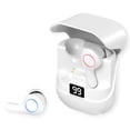 thumbnail image 1 of Cateissary Auriculares inalámbricos con luz de respiración, 2 unidades, Control táctil, compatibles con Bluetooth 5,1, auriculares para correr Cables de audio/vídeo Blanco, 1 of 6