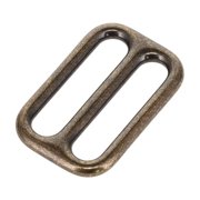 B9600 Antique Brass, Double Loop, Solid Brass-LL