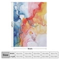 thumbnail image 4 of Shiartex Modern Watercolor Abstract Blanket Modern Art Design Throw Blanket Luxurious Warm and Cozy for Couch Bed Sofa for Adults and Children Suitable for All Season, 4 of 6