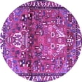 thumbnail image 1 of Ahgly Company Indoor Round Persian Purple Traditional Area Rugs, 6' Round, 1 of 4