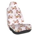 thumbnail image 1 of Wukai Dachshund Dog Puppy Full Set Car Seat Covers with Soft Padding Universal Auto Front Seats Protector and Cushion Mat, 1 of 5