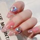 thumbnail image 5 of 50 piezas de diamantes de imitación de color rosa para uñas, múltiples formas, diamantes de imitación con parte posterior plana, gemas, piedras de vidrio K9, diamantes, joyas, cristales, 5 of 7