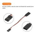 thumbnail image 4 of Cable de extensión de servo de 15 piezas, conector de 3 pines, cable de conexión macho a hembra, 26AWG, cable receptor de servo de 30 núcleos, 4 of 5