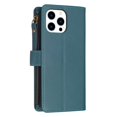 thumbnail image 3 of Mantto for iPhone 14 Pro Zipper Wallet Case with Wrist Hand Strap Card Slots Holder Kickstand, Premium PU Leather + TPU Inner Shockproof Case for iPhone 14 Pro, Green, 3 of 8