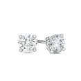thumbnail image 2 of IGI Certified Lab Grown Diamond Stud Earrings for Women Set in 14k Gold Screw Backs (14K White Gold, 0.50 CTW (0.25 Carat Each Earring)), 2 of 7