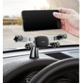 thumbnail image 1 of Soporte de teléfono de coche con bloqueo automático de gravedad de vista directa horizontal Baseus para teléfono de 4,7 pulgadas a 6,5 ​​pulgadas???Blanco LingWen 9024715692498, 1 of 1