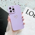 thumbnail image 3 of Designed for iPhone 14 Pro Max Case Cute Girly Sweet Heart Flower Pattern Soft Silicone Camera Protective Phone Case for iPhone 14 Pro Max (Purple), 3 of 16