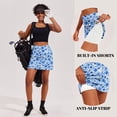 thumbnail image 5 of Ekouaer Skort Golf Skirts for Women Tennis Athletic Skirt Inner Shorts Pocket Floral Running Workout Sports Skorts, 5 of 6