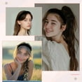 thumbnail image 4 of 3PCS Black Velvet Padded Headband, Elegant Soft Simple Solid Puffy Headbands, Vintage No Teeth Plain Thick Velvet Hair Band Hoops Holiday Elastic Hair Accessories For Women Teen Girls Casual, 4 of 8