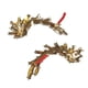 thumbnail image 4 of Pendientes de oreja Yinane 2pcs Bling Mujeres Hojas Ear Cuff Crawler Climber dorado, 4 of 8