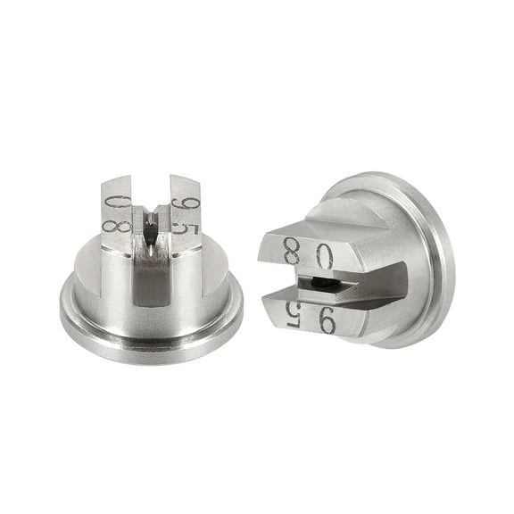 Flat Fan Spray Tips, 95 Degree Stainless Steel Nozzle, 2 Pcs (1.8mm Orifice Diameter)