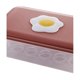 thumbnail image 3 of Caja de almacenamiento para refrigerador de huevos yuxing con tapa rejilla anticaída color rojo, 3 of 5