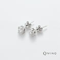 thumbnail image 2 of WINQ Single Solitaire Stud Earring Lab Grown Diamond 14K Gold Each, 2 of 5