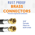 thumbnail image 3 of Flame King Thermo Rubber RV Slide Out Hose Assembly 60-Inch 3/8 Inch ID Female to Female, 3 of 6