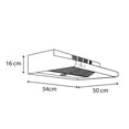 thumbnail image 3 of Campana de Cocina Empotrable de Pared Sanaire AXR 54cm Acero Inoxidable, 3 of 4