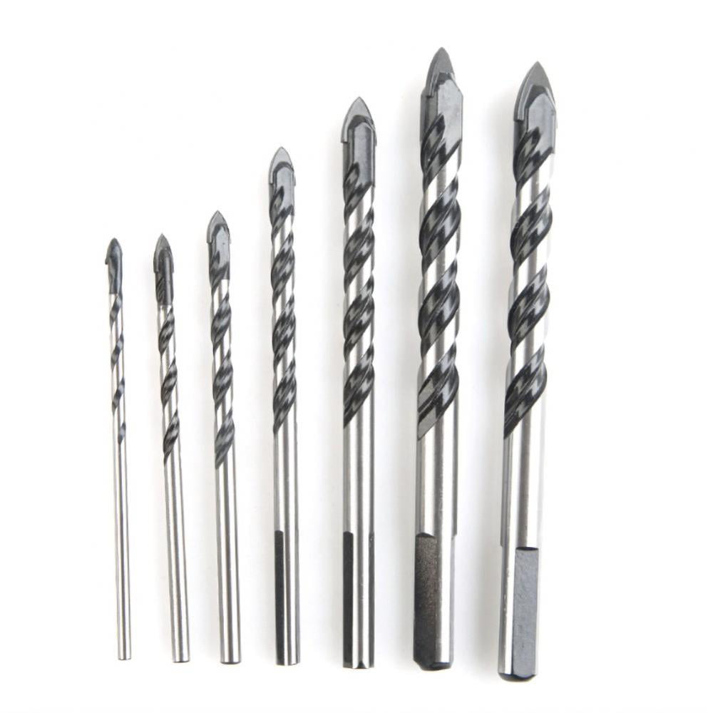7PC Mirror and Ceramic Tile Glass Drill 3/4/5/6mm/8mm/10mm/12mm Bit Set Tools 