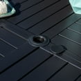 thumbnail image 5 of SUMMIT LIVING 54" Steel Weather-Resistant Outdoor Dining Table, Black, 5 of 9
