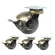 thumbnail image 1 of Juego de 4 ruedas giratorias de bola para muebles con placa superior, instalación sencilla, placa giratoria universal para muebles 2 pulgadas, 1 of 8