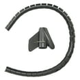 thumbnail image 2 of Cable Sleeve Organizer Coiled Wire Management Winding Tube Open Type with Clip 10meter BlackDia28mm, 2 of 8