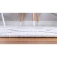 thumbnail image 4 of Unique Loom 3151556 7 ft. 10 in. x 10 ft. Rounded Trellis Frieze Oval Rug, Ivory, 4 of 5