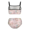 thumbnail image 6 of Kuromi And My Melody Girls' Swimwear Beach Sport Bikini Bathing Suit 2 Piece Swimsuits, 6 of 7