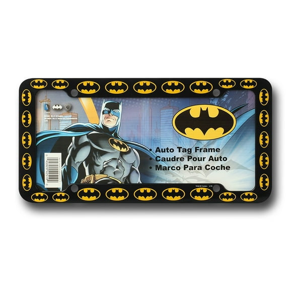 Cadre de Plaque d'Immatriculation en Plastique Batman