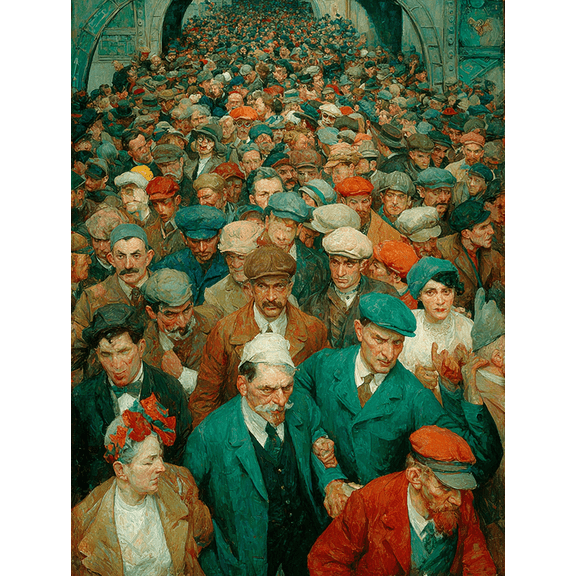 Diego Rivera Communards Canvas Print, Classic Artist Reproduction Home Bedroom Living Room Wall Decor Art