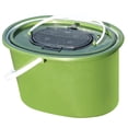 thumbnail image 3 of Cubo de pesca de hielo Cuenca de lavado de cubo de pescado vivo con cubo interno, barril de contenedores para jardinería, senderismo, hogar, viaje Ovalado 5L, 3 of 8