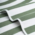 thumbnail image 5 of American Soft Linen, 100% Cotton 4-Pack Turkish Cabana Striped Beach Towels – Sand-Free, Soft & Absorbent, 30x60 Inches - Sage Green, 5 of 7