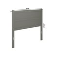 thumbnail image 6 of AFI NoHo Modern Panel Wood Headboard, Full, Grey, 6 of 6