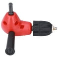 thumbnail image 3 of Drill Chuck Keyless 90 Degree 9.3mm Round Handle 0.8‑10mm Clamping Range Extension Accessory, 3 of 14