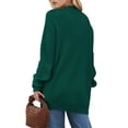 thumbnail image 5 of UVN Sweaters for Women Fall Winter Open Front Cardigans Long Sleeve Oversized Casual Soft Knit Outerwear Coats with Pockets, 5 of 9
