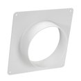 thumbnail image 3 of Unique Bargains 6Inch Duct Connector Flange ABS Plastic Air Outlet Inlet Hose Pipe Adaptor for Ventilation System, 3 of 4