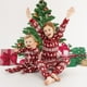 thumbnail image 3 of Pijama Owlivia de algodón orgánico 7-8 años con ciervo navideño, 3 of 6