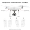 thumbnail image 2 of Patas del tren de aterrizaje Durable 4 unids/set Drone Landing Gear Antena cubre Durable para DJI Phantom 4 Pro plástico reemplazo tapas de reparación caso JShteea Nuevo, 2 of 8
