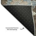 thumbnail image 7 of Dalyn Rugs Premium Machine Washable Mayfield AMF1218 Chocolate 2'6" x 3'10" Rug, 7 of 7