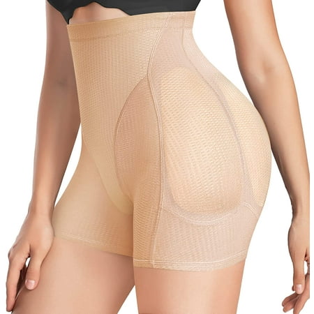 

Eleady Women Seamless Butt Lifter Padded Shapewear Tummy Control Panties Waist Trainer Body Shaper Hip Enhancer Underwear(Beige Large)