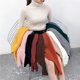 thumbnail image 3 of Suéter de cuello alto para mujer, camisa interior con parte inferior, otoño e invierno, suéter cálido de manga larga, ajustado, de color sólido, 3 of 5