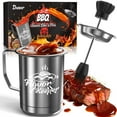 thumbnail image 1 of Set de Olla para Salsa BBQ y Brocha para Untar Dusor de 18 oz para Parrilla, 1 of 7