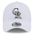 thumbnail image 2 of Men's New Era White Colorado Rockies 39THIRTY Flex Hat, 2 of 6