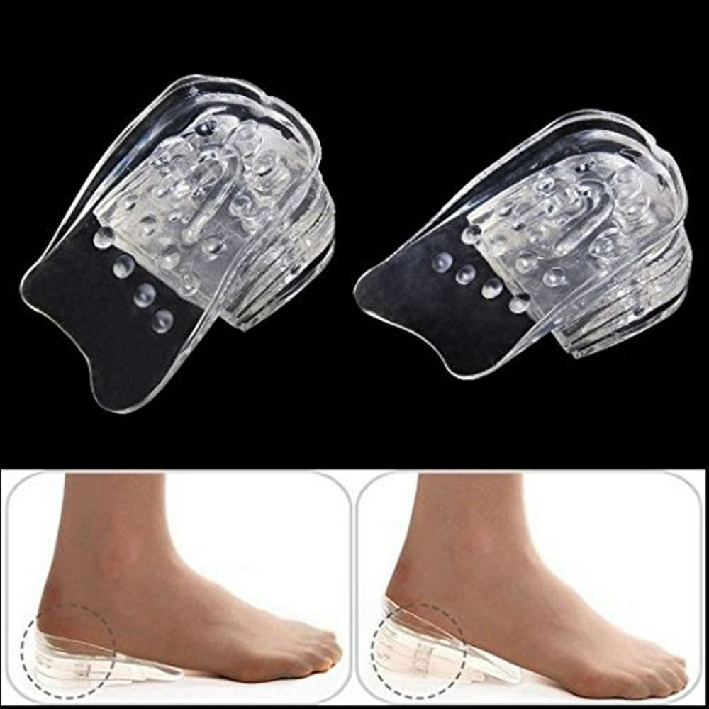 Estink Silicone Gel Heel Pad,5 Layers Silicone Heel Height Shoe Lift