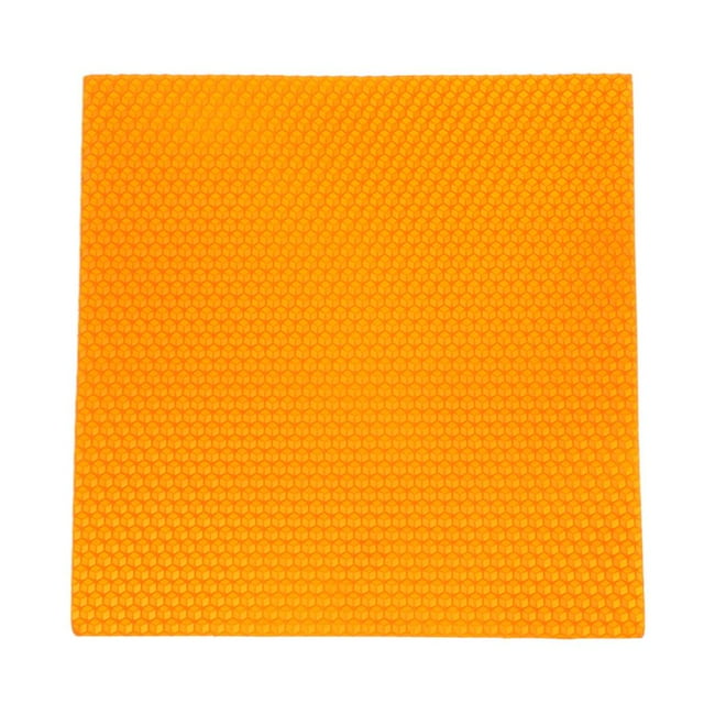 Rongfmy Natural Bees Honeycomb Slice with Many Available Colors | 7.9 X 7.9 Inches orange