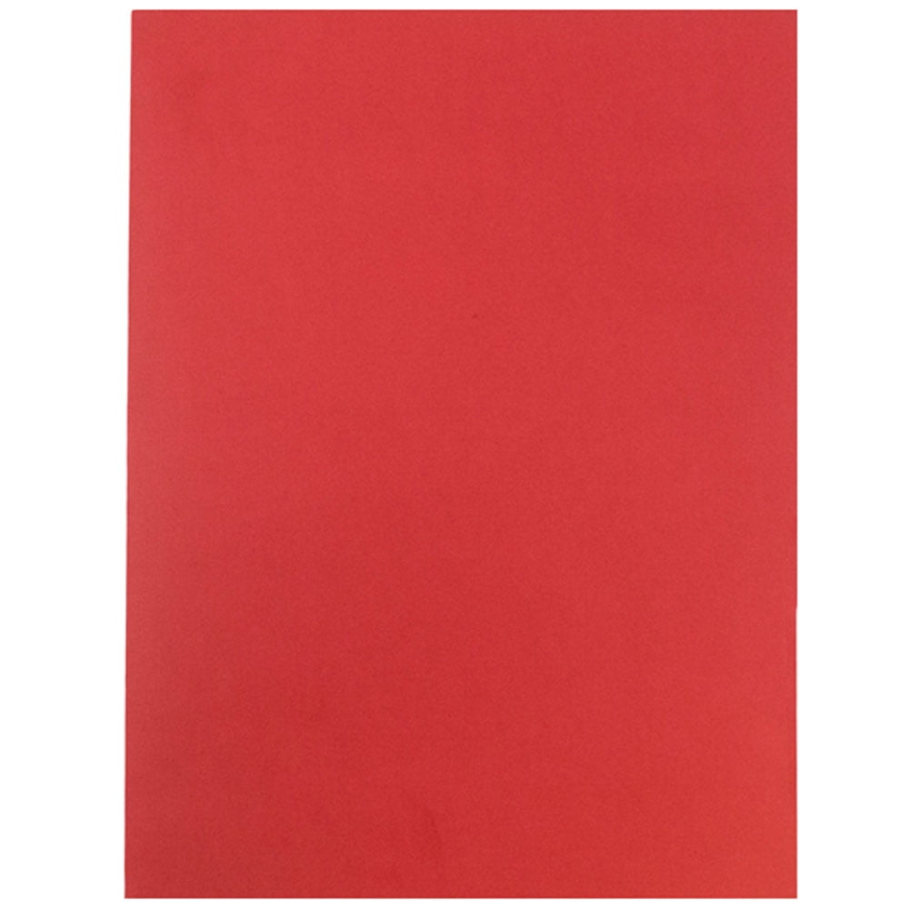 JAM Linen Two Pocket Folders, Red, 25/Pack