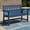 Navy, variant on MUCHENGHY 49" Heavy Duty Outdoor Bench, 660lbs HDPE Garden Park Bench, Gray