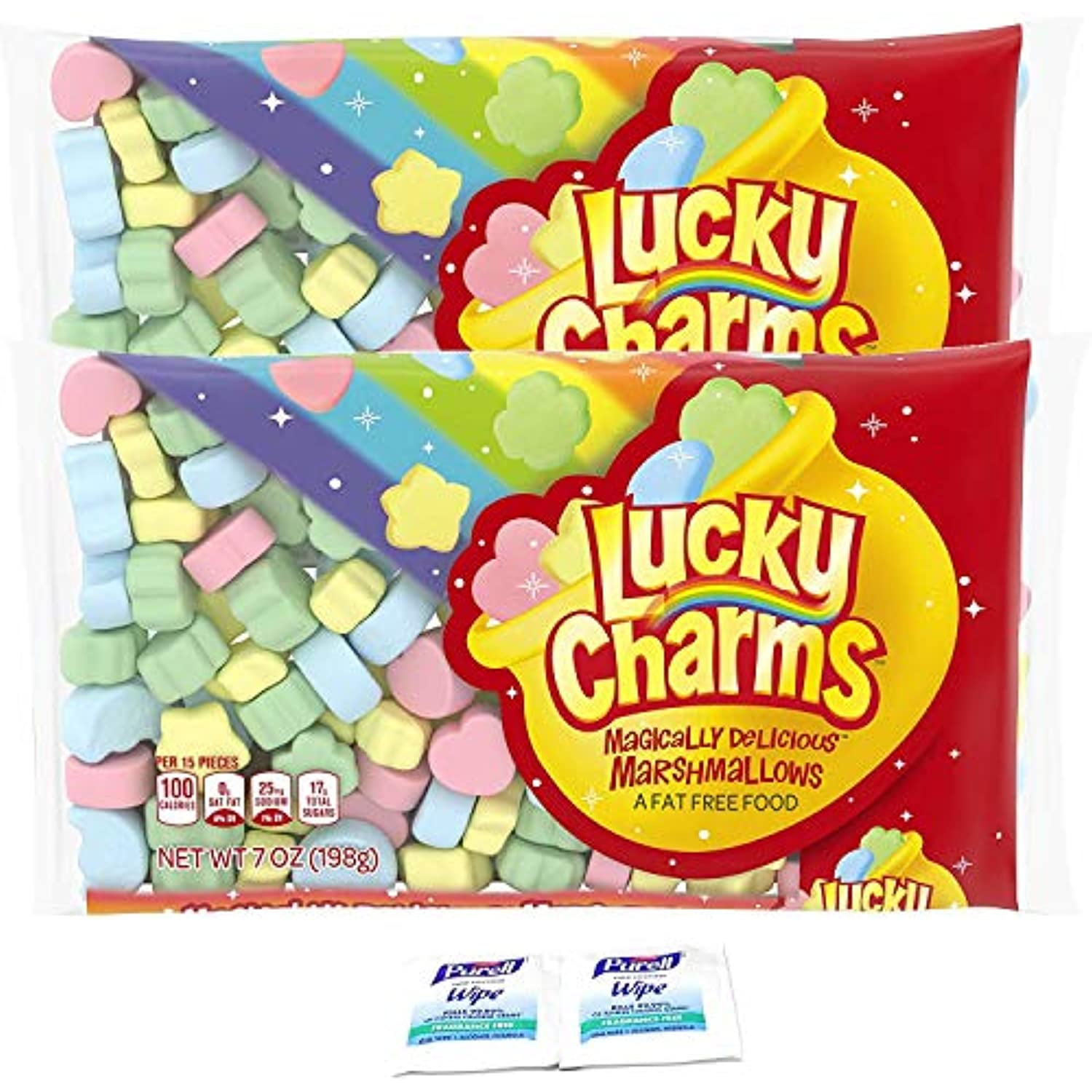Lucky Charms Magically Delicious Large & Fluffy Marshmallows 2Pack 7