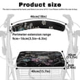 thumbnail image 6 of HELLHERO Dragonfly Floral Machine Washable Backrest Covers Rollator Seat Cover & Secure Fit Reusable and Underseat Accessory for Seniors, 6 of 7