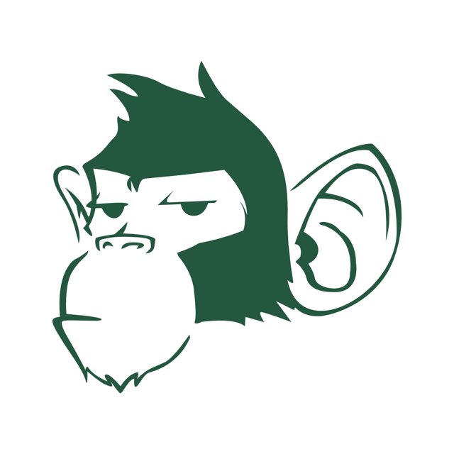 Monkey Sticker Decal Die Cut - Self Adhesive Vinyl - Weatherproof - Made in USA - Many Color and Sizes - simiiformes