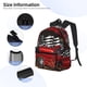 thumbnail image 3 of Disketp tractor Mochila Ligera Clásica con Múltiples Bolsillos, Mochila Casual para Hombre y Mujer, Ideal para Escuela, Trabajo y Viajes, 3 of 6