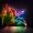 Color Flow Effect (76 modes), variant on Pterodactyl Led Light Box, Dimmable Neon-Like Light Signs USB Power for Wall Decor Bedroom Decoration, Static Light (WxH) 16"x16"