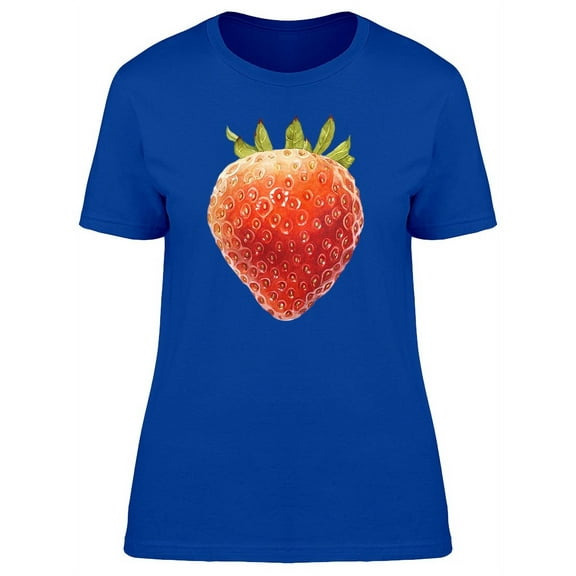 Realistic Drawing Of Strawberry T-Shirt Women -Image by Shutterstock, Female XX-Large